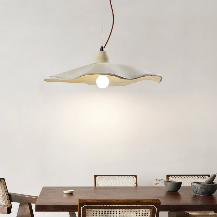 Hanglamp Beton Golvende Rand Scandinavisch Design Eetkamer Woonkamer Studeerkamer LED Moderne Verlichting | Sansoti