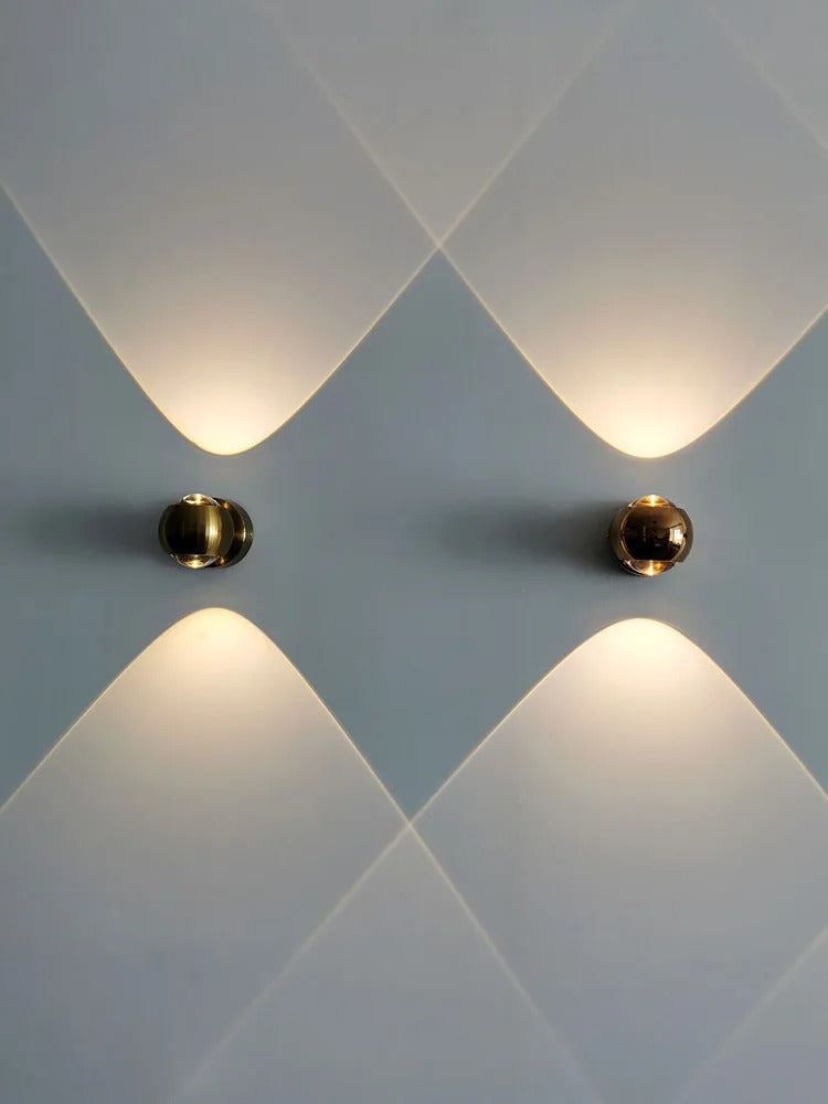 Moderne Wandlamp met LED Verlichting – Messing Afwerking voor Hal & Woonkamer | Sansoti