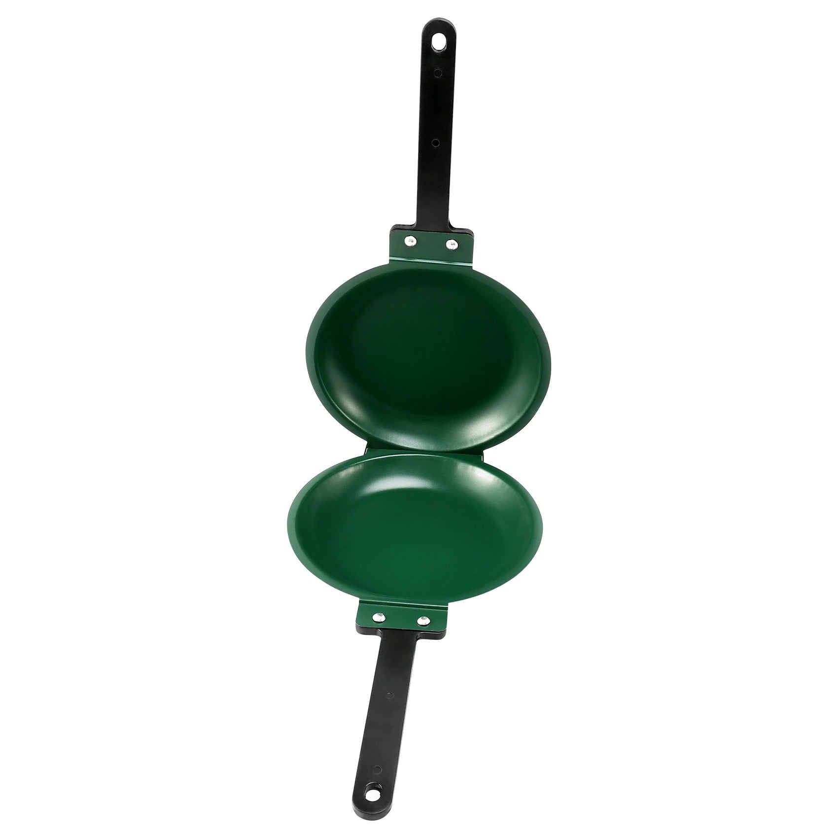 Beidseitige Pfannkuchenpfanne 19 cm Antihaft Schwarz Für Pfannkuchen Omelett Eierpfanne Wendbare Bratpfanne | Restfield