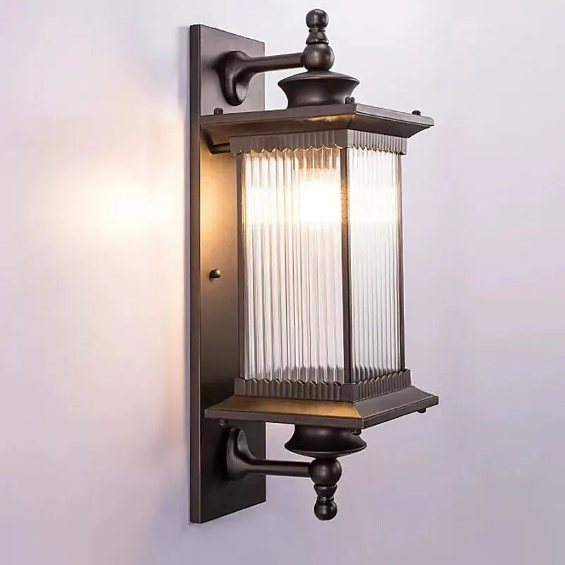 Buitenlamp Wandverlichting Metaal Glas LED IP65 Waterdicht Terras Balkon Entree Tuin Sfeerverlichting | Sansoti