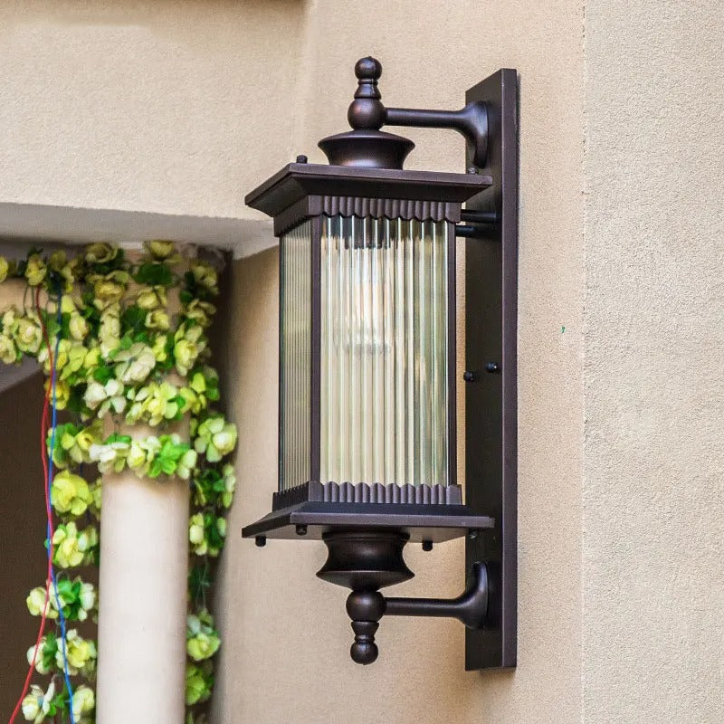 Buitenlamp Wandverlichting Metaal Glas LED IP65 Waterdicht Terras Balkon Entree Tuin Sfeerverlichting | Sansoti