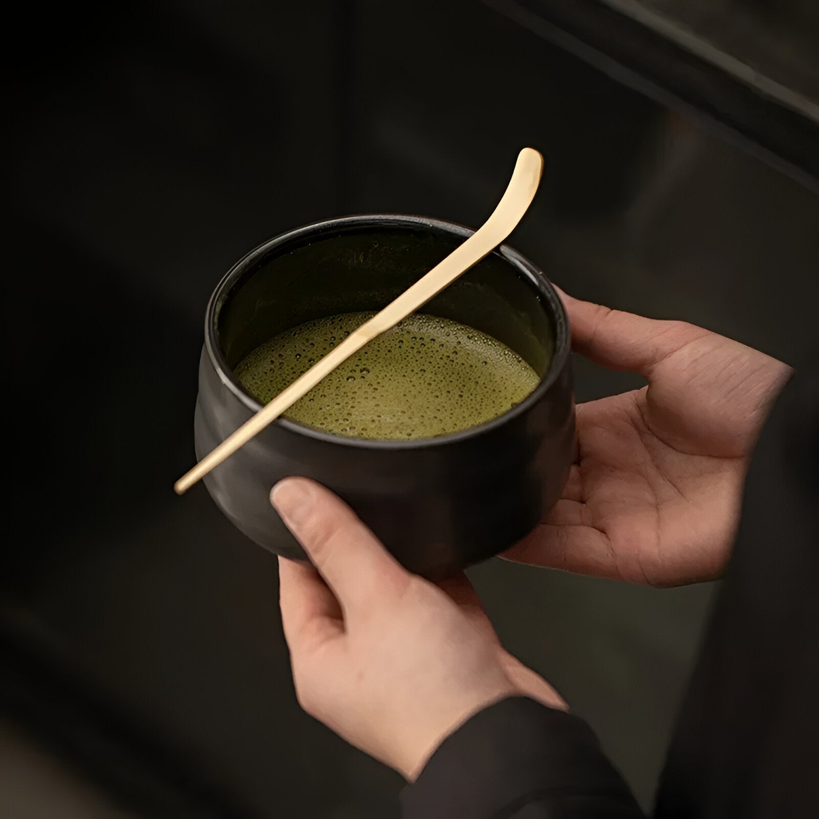 Matcha Set 4 Delig Keramiek Met Bamboe Klopper | Sansoti