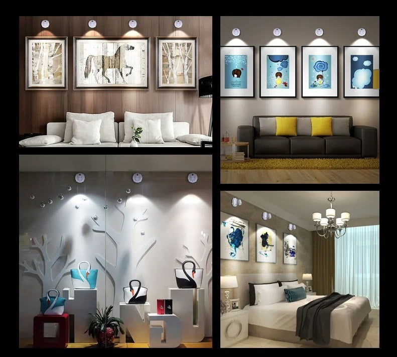 Kabelloser LED-Strahler mit Fernbedienung und Dimmfunktion | Restfield