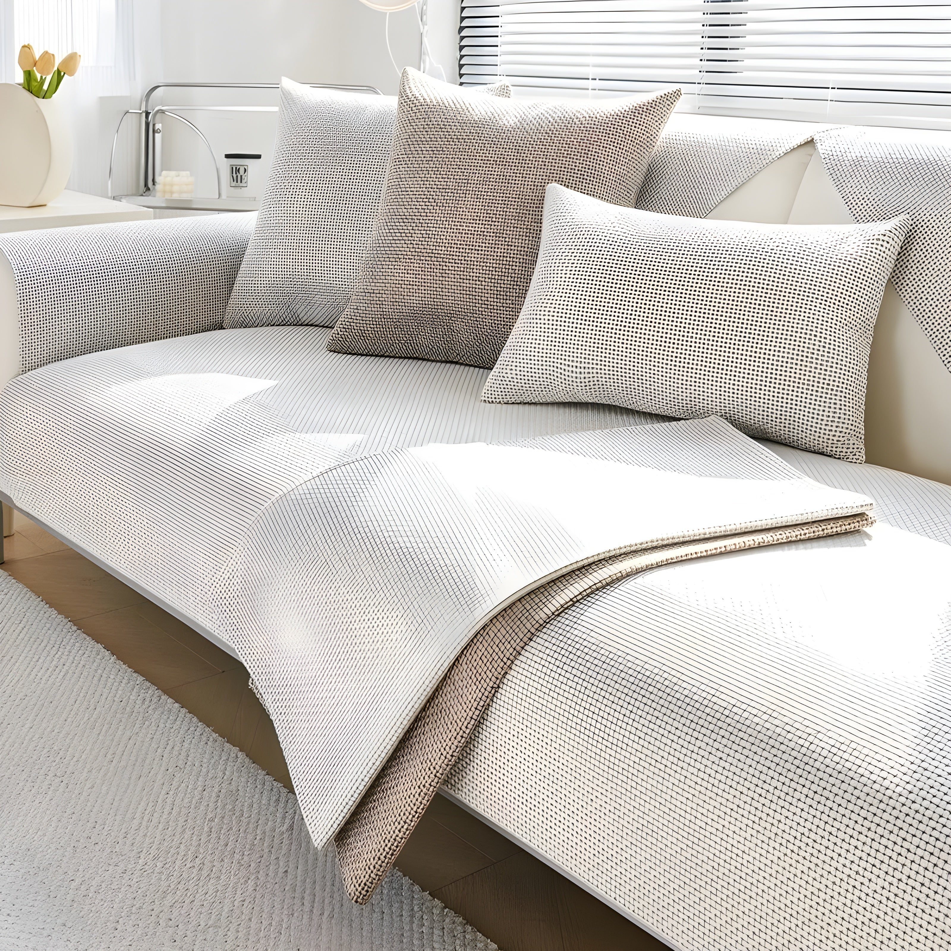 Bankhülle Anti-Rutsch für Ecksofa und Sofa – Waschbarer Sofabezug | Restfield