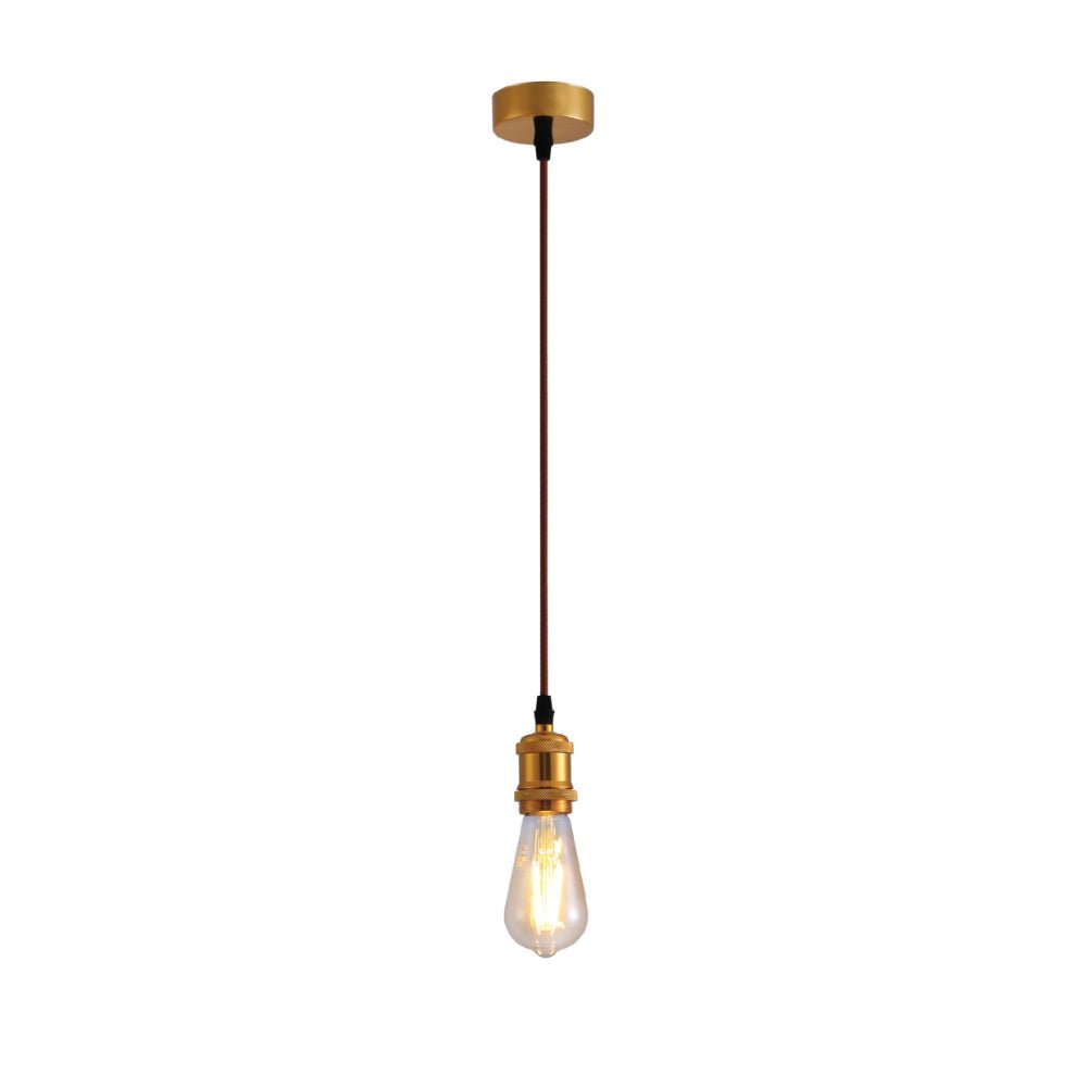 Hängelampe Vintage Industriell Retro E27 Antik Rot Bronze Gold Nickel Dimmbar Verstellbar | Restfield