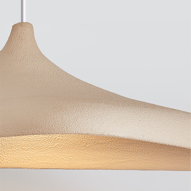 Hanglamp Organisch LED Polymeer Bruin Wit Ovaal Woonkamer Slaapkamer Studeerkamer Wabi Sabi Design Dimbaar | Sansoti
