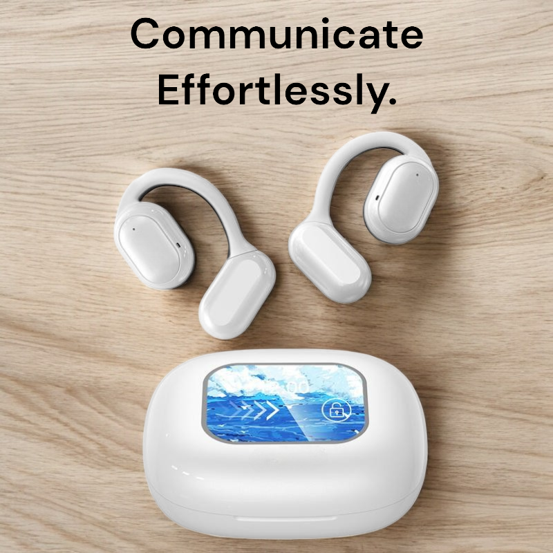 Draadloze Vertaaloortjes met AI Real-Time Vertaling – 40+ Talen, Noise Cancellation, Touch Bediening, 20 Uur Batterij | Sansoti