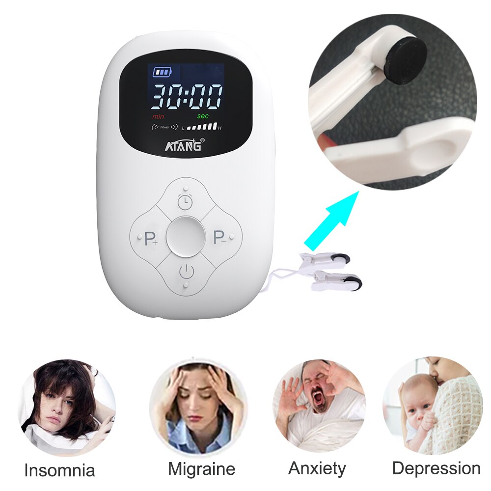 Appareil de relaxation à microstimulation électrique rechargeable pour optimiser le sommeil et réduire le stress à domicile | Sansoti