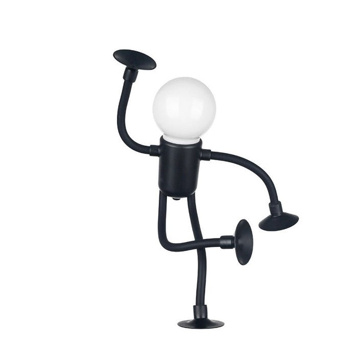 Buigbare Nachtlamp met Zuignap – Creatieve LED Figuur voor Kinderkamer en Bureau | Sansoti