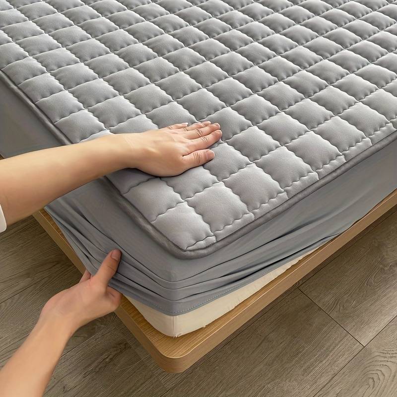 Waterdichte Matrasbeschermer met Elastiek Stretch Hoeslaken 100% Waterproof Matrashoes Bescherming Zweet Vlekken Allergie Comfortabel Ademend Stille Stof Duurzaam Wasbaar Hypoallergeen | Sansoti