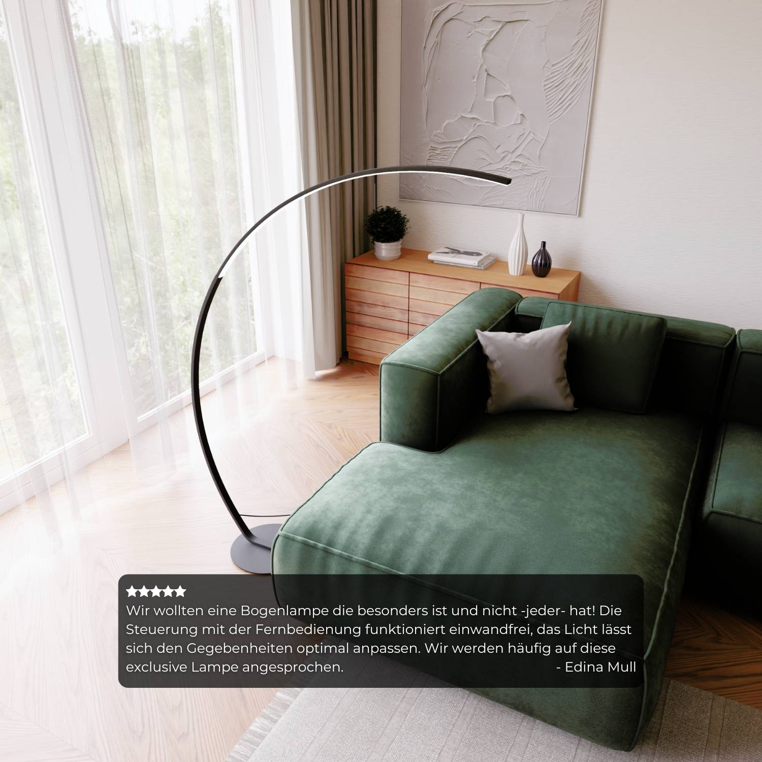 Lampadaire Vireon – Lampadaire design minimaliste pour salon & coin lecture | Restfield