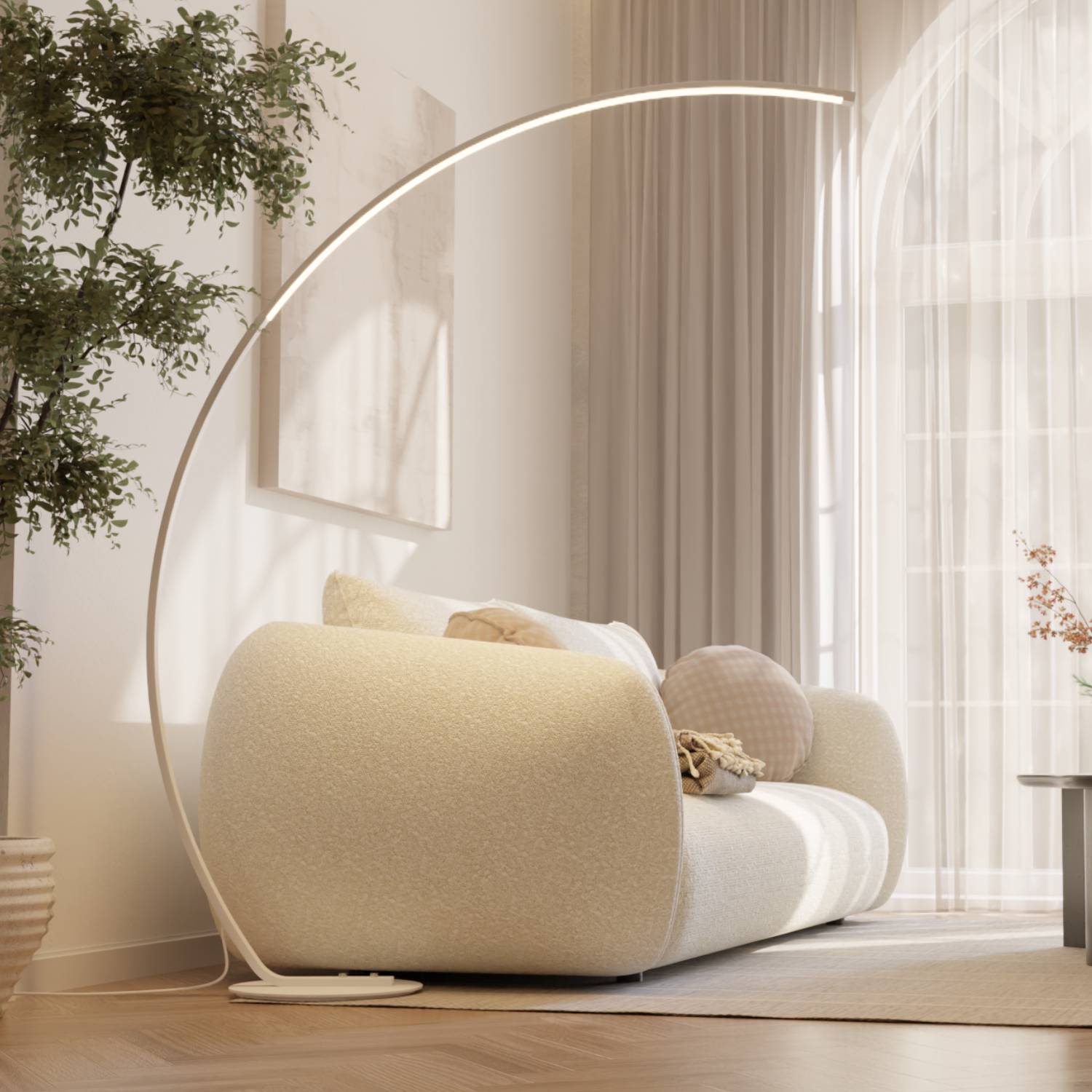 Lampadaire Vireon – Lampadaire design minimaliste pour salon & coin lecture | Restfield