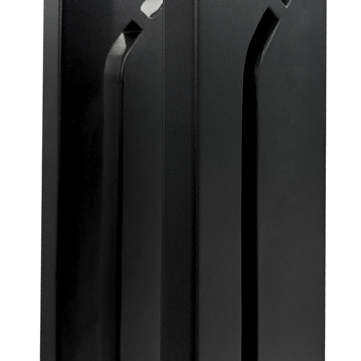 LED Garden Lighting Rectangular Black Stainless Steel 100-250cm Bollard Light Pathway Lighting Post Lighting Outdoor | Sansoti
