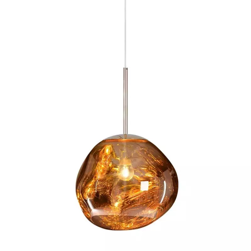 Suspension Melt Décorative E27 Métal Fumé Or Rouge Argent Salon Moderne | Restfield