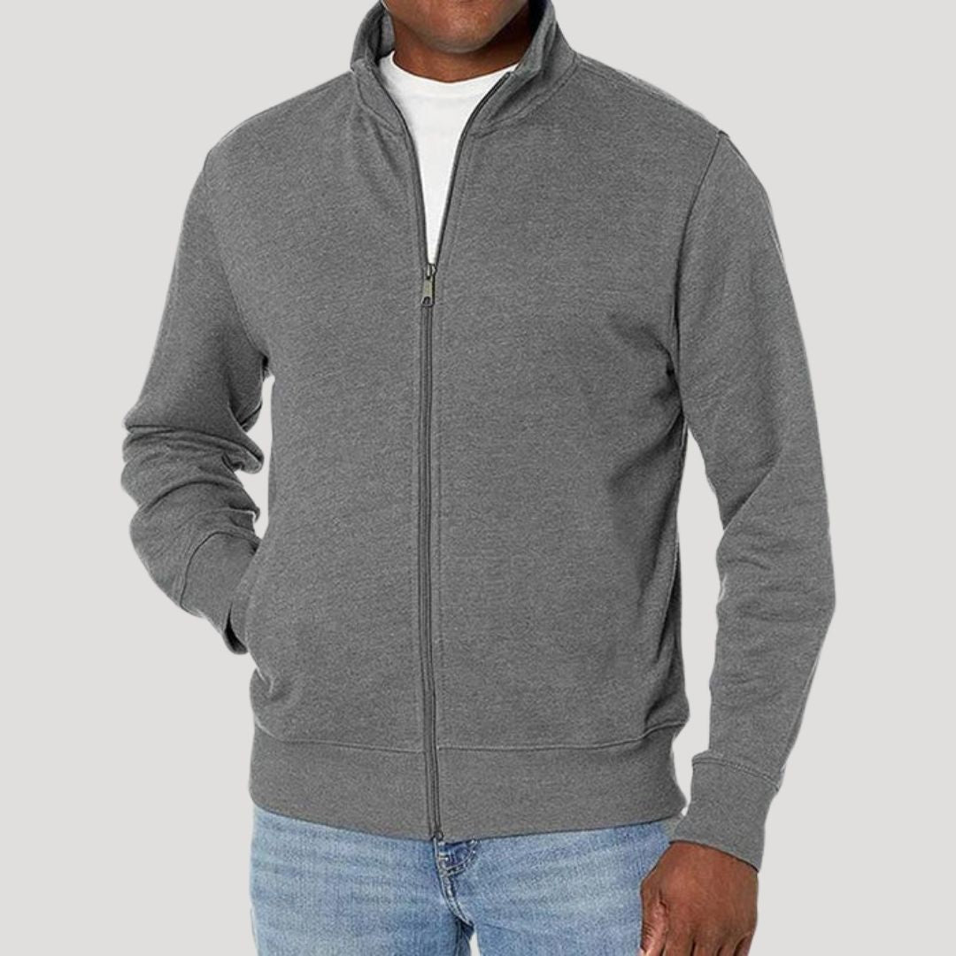 Men's Zip-Up Jacket Lightweight Spring Autumn Casual Transitional Jacket Stylish Comfortable Everyday Wear | Sansoti