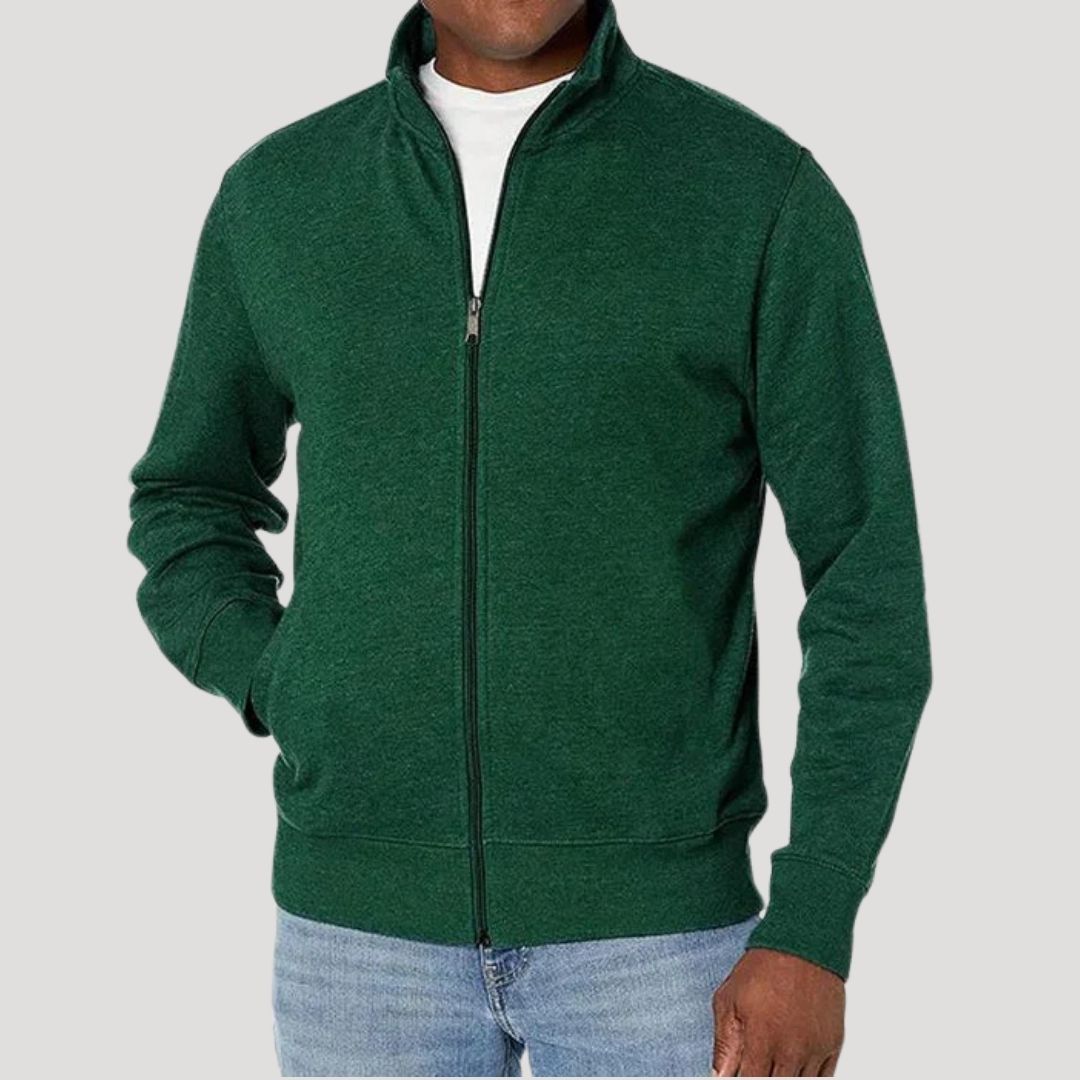 Men's Zip-Up Jacket Lightweight Spring Autumn Casual Transitional Jacket Stylish Comfortable Everyday Wear | Sansoti