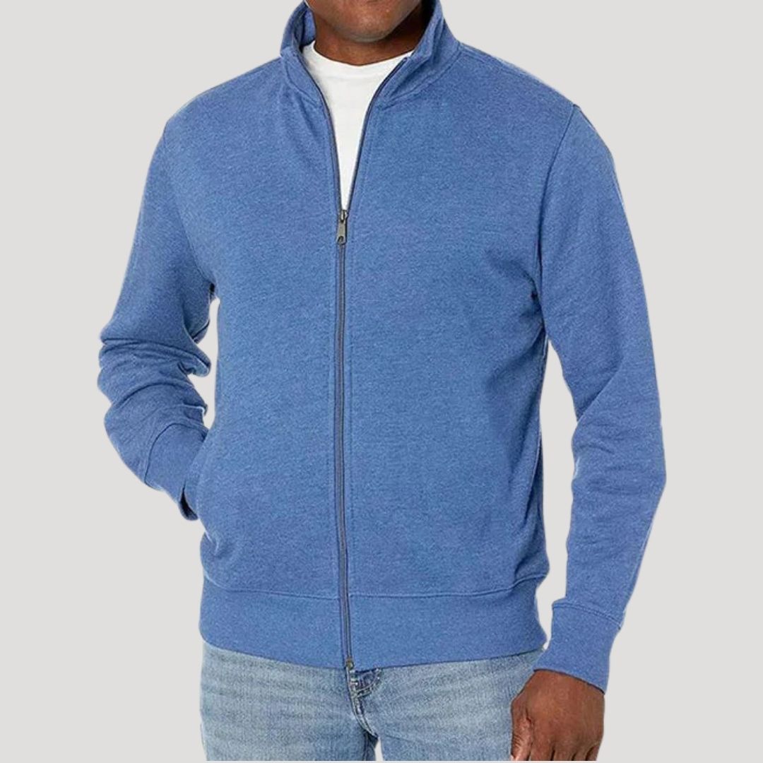 Men's Zip-Up Jacket Lightweight Spring Autumn Casual Transitional Jacket Stylish Comfortable Everyday Wear | Sansoti