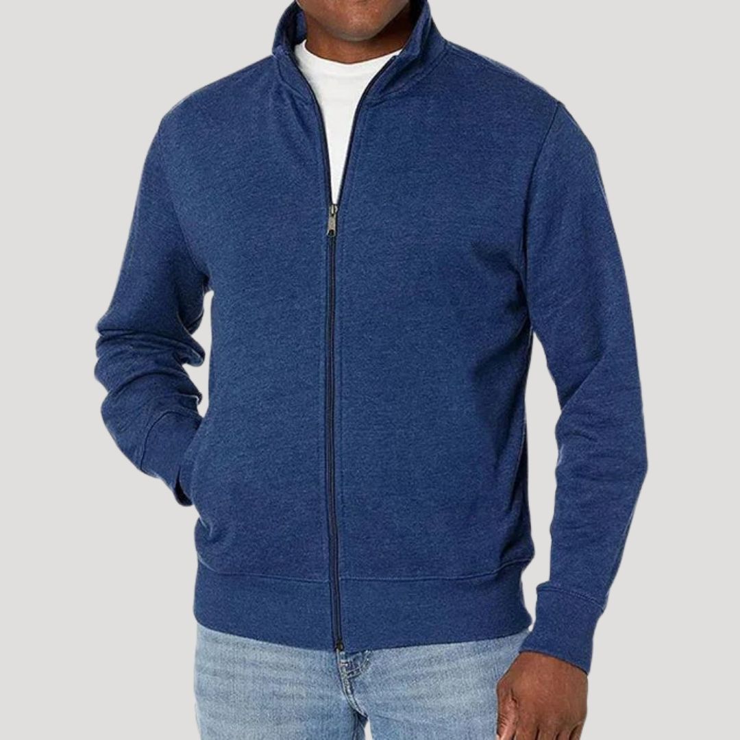 Men's Zip-Up Jacket Lightweight Spring Autumn Casual Transitional Jacket Stylish Comfortable Everyday Wear | Sansoti