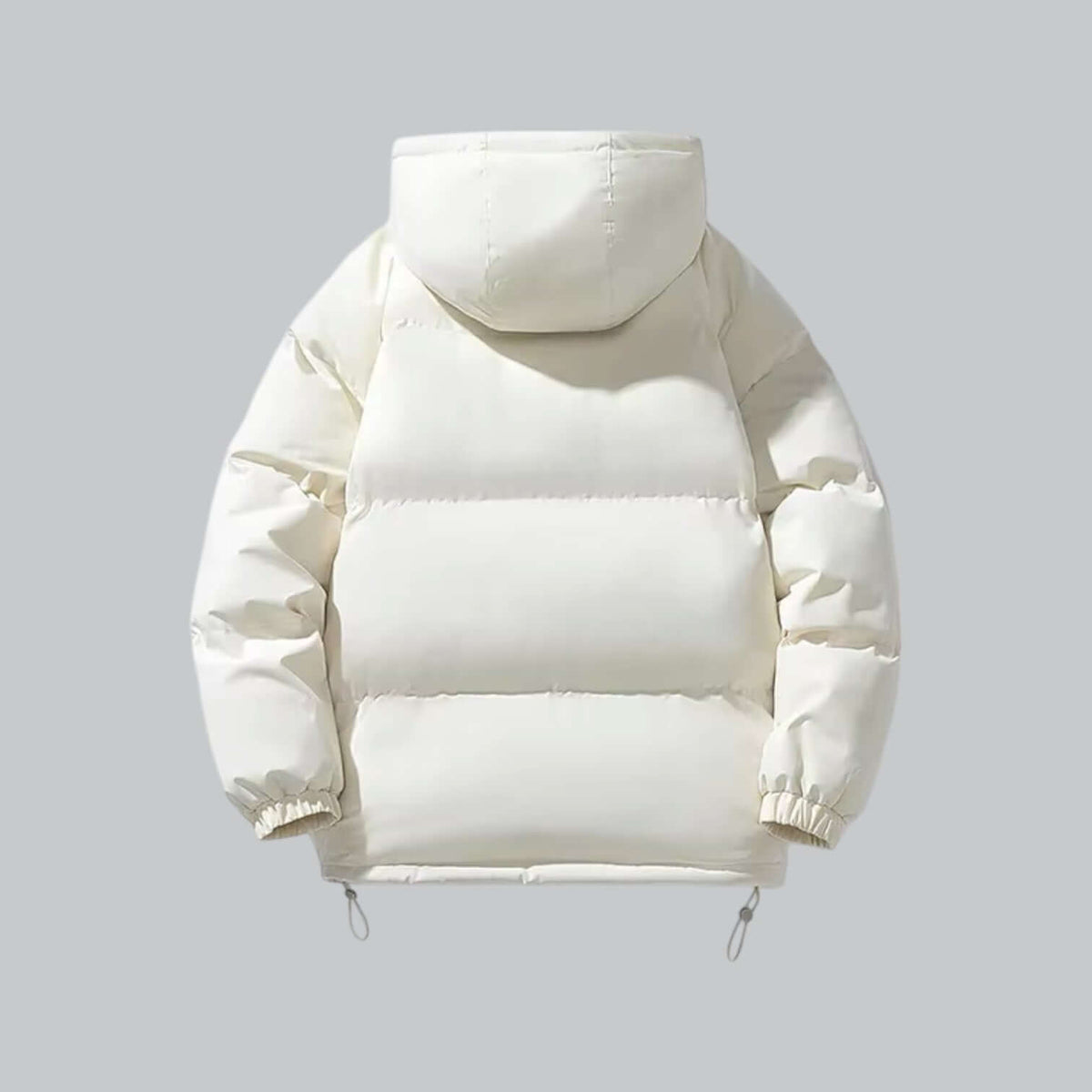 Padded Men's Winter Parka Adjustable Hood Water-Repellent Lined Jacket Outdoor Coat Winter Clothing | Sansoti