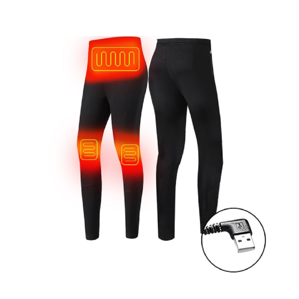 Elektrisch Verwarmde Thermokleding Set USB Ondergoed Heren Dames Winter Thermisch Basis Laag Verwarmend | Sansoti