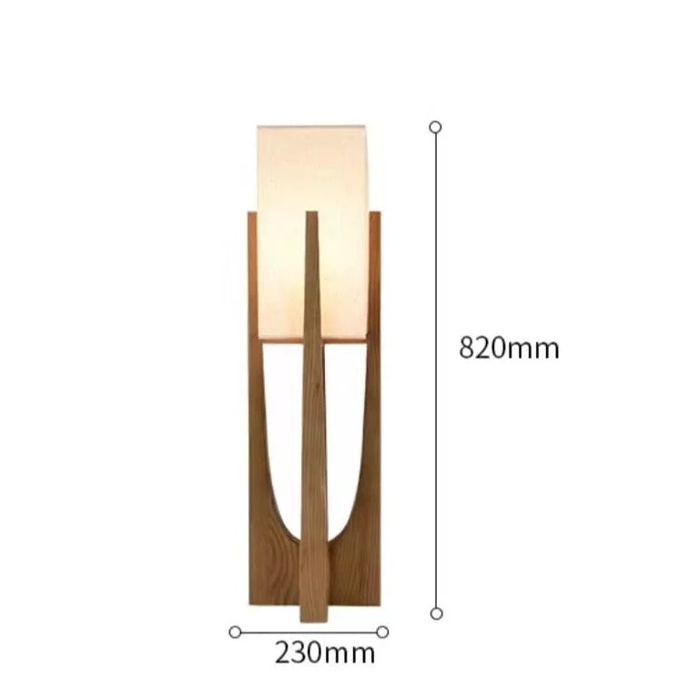Vloerlamp Massief Hout Japandi Perkamentpapier Handgemaakt Minimalistisch 3 Maten LED | Sansoti