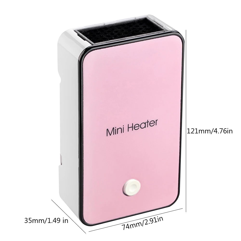 Compact Ceramic Heater Portable Energy-Efficient for Workspace Bedroom Office Space Heating | Sansoti