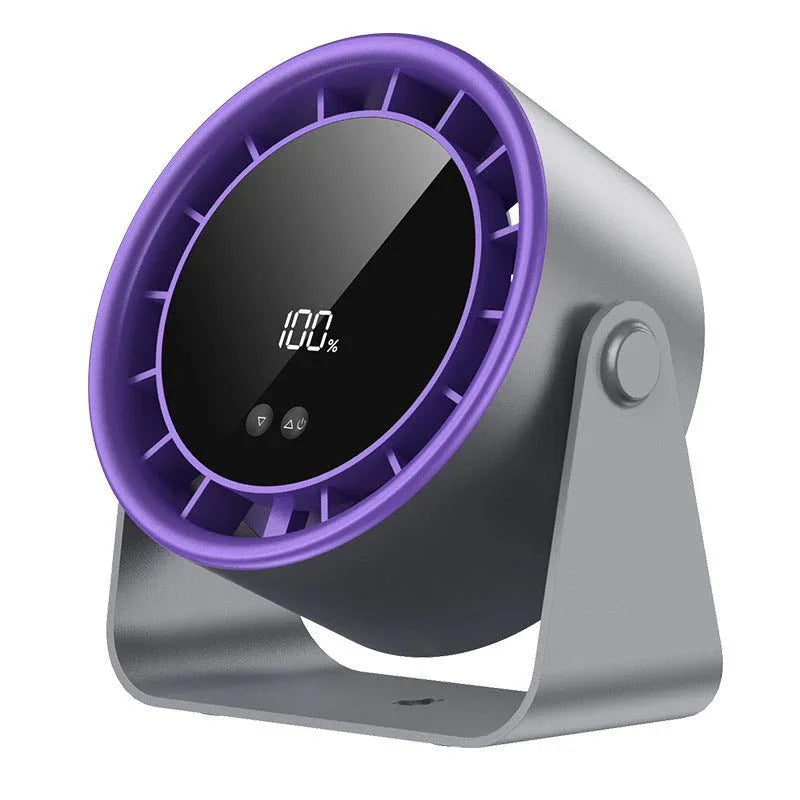 Compacte Tafelventilator met 100 Snelheden en LED Display voor Bureau Thuiskantoor en Slaapkamer Koeling | Sansoti