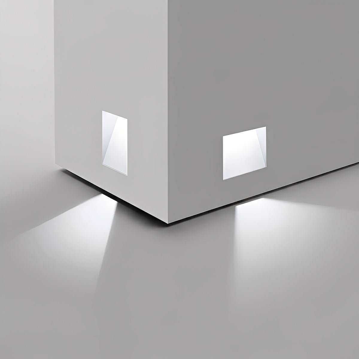 Applique murale LED en aluminium, rectangulaire et carrée, avec détecteur de mouvement, pour hall d’entrée, chambre et couloir, économe en énergie, moderne | Sansoti