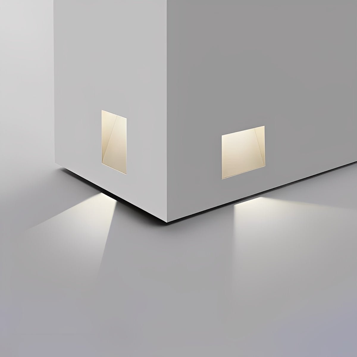 Applique murale LED en aluminium, rectangulaire et carrée, avec détecteur de mouvement, pour hall d’entrée, chambre et couloir, économe en énergie, moderne | Sansoti