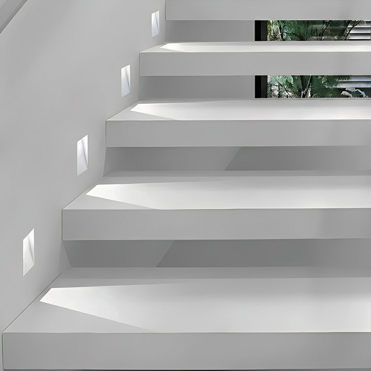 Applique murale LED en aluminium, rectangulaire et carrée, avec détecteur de mouvement, pour hall d’entrée, chambre et couloir, économe en énergie, moderne | Sansoti