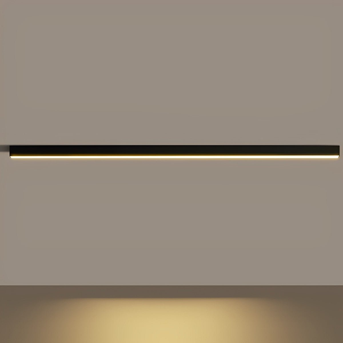 Deckenlampe LED Linear Aluminium Schwarz Dimmbar Wohnzimmer Flur Moderne Linienleuchte Deckenleuchte Schlafzimmer | Restfield