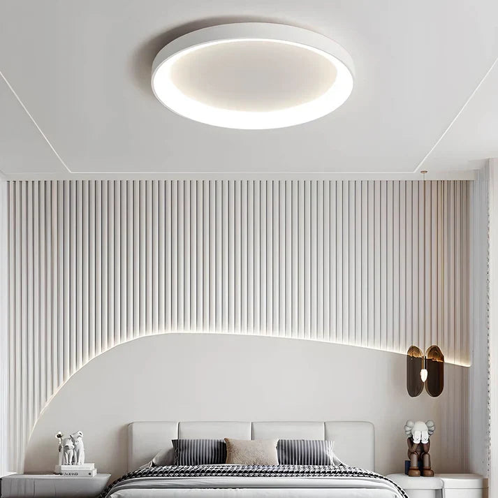 Moderne Deckenleuchte mit Kreisform und E27-Fassung für Esszimmer und Wohnzimmer, skandinavisches Design, dimmbare LED | Sansoti