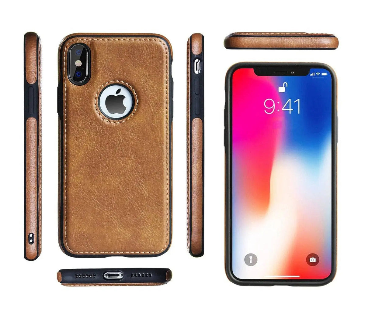 Leather iPhone Case Vintage Style with Secure Grip Camera Protection and Durable Finish for Everyday Use | Sansoti
