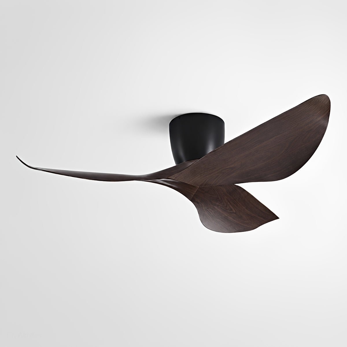 Wentylator sufitowy, 6 prędkości, odwracalny, cichy silnik DC, 38-48 cm, nowoczesny minimalistyczny design, bez oświetlenia | Sansoti