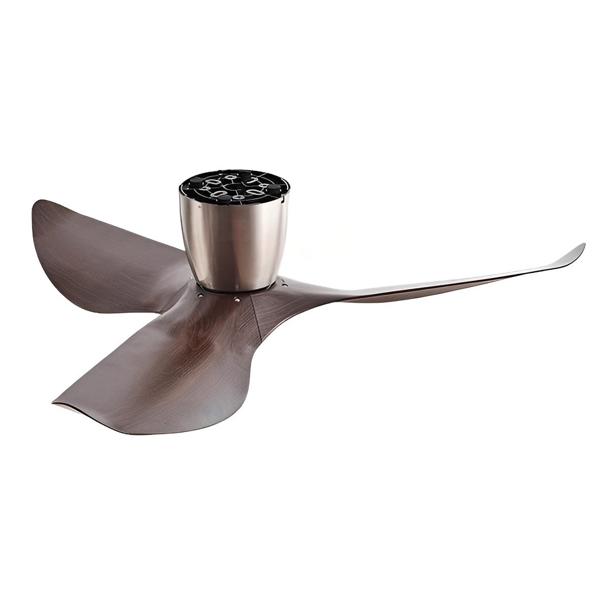 Wentylator sufitowy, 6 prędkości, odwracalny, cichy silnik DC, 38-48 cm, nowoczesny minimalistyczny design, bez oświetlenia | Sansoti