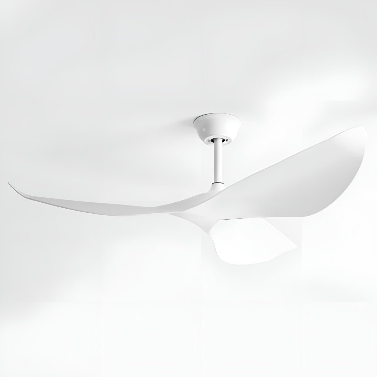 Plafondventilator Zonder Lamp DC Motor 3 Wieken Wit Slaapkamer Woonkamer Stille Ventilator Eetkamer Omkeerbaar 6 Snelheden Afstandsbediening | Sansoti