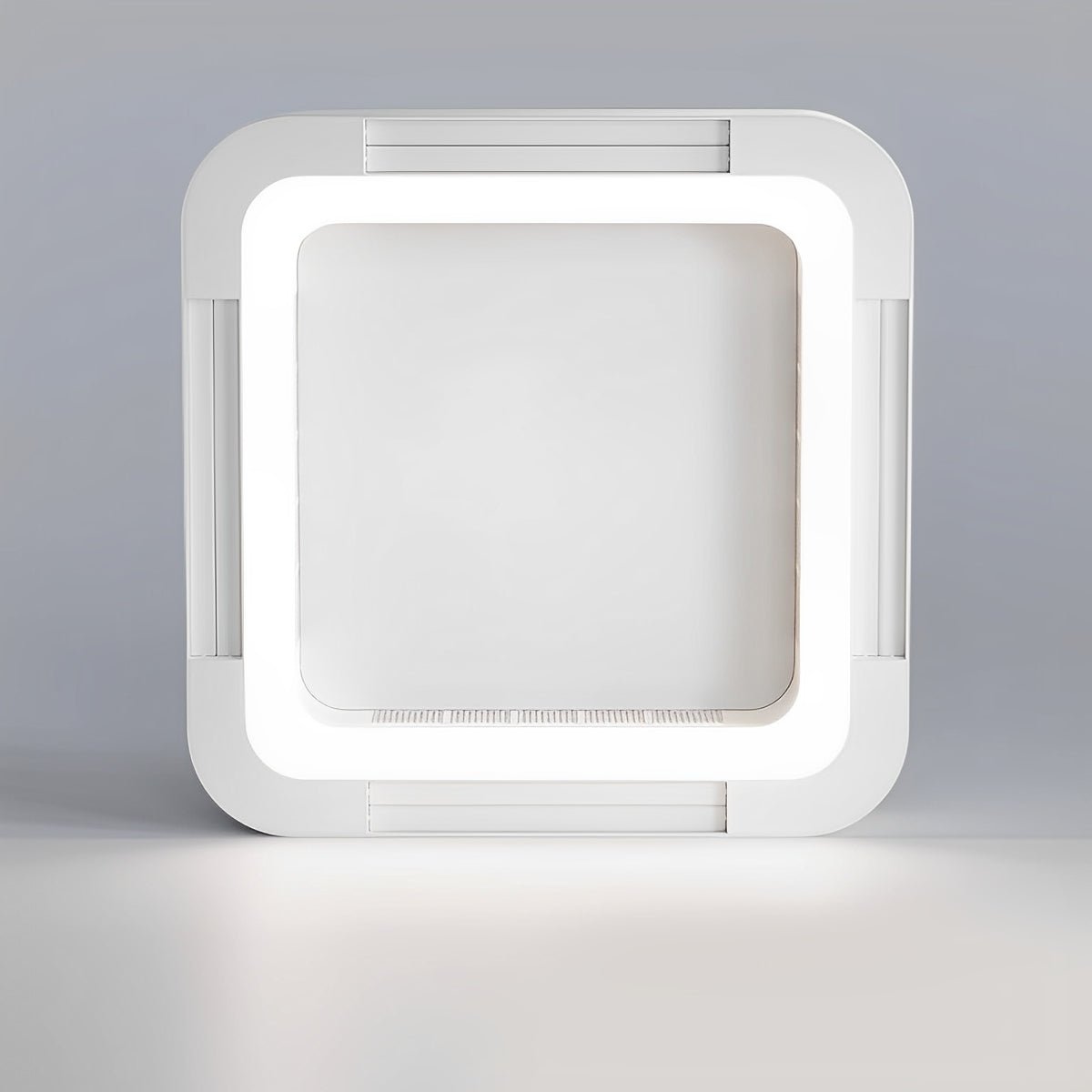 LED Ceiling Light with Fan, Dimmable, 45W, 4500lm, Remote Control, White, Modern, Minimalist, Living Room | Sansoti