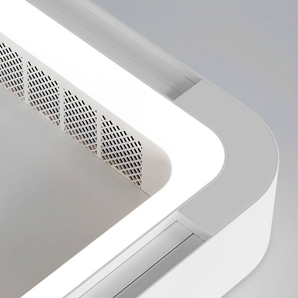 LED Ceiling Light with Fan, Dimmable, 45W, 4500lm, Remote Control, White, Modern, Minimalist, Living Room | Sansoti