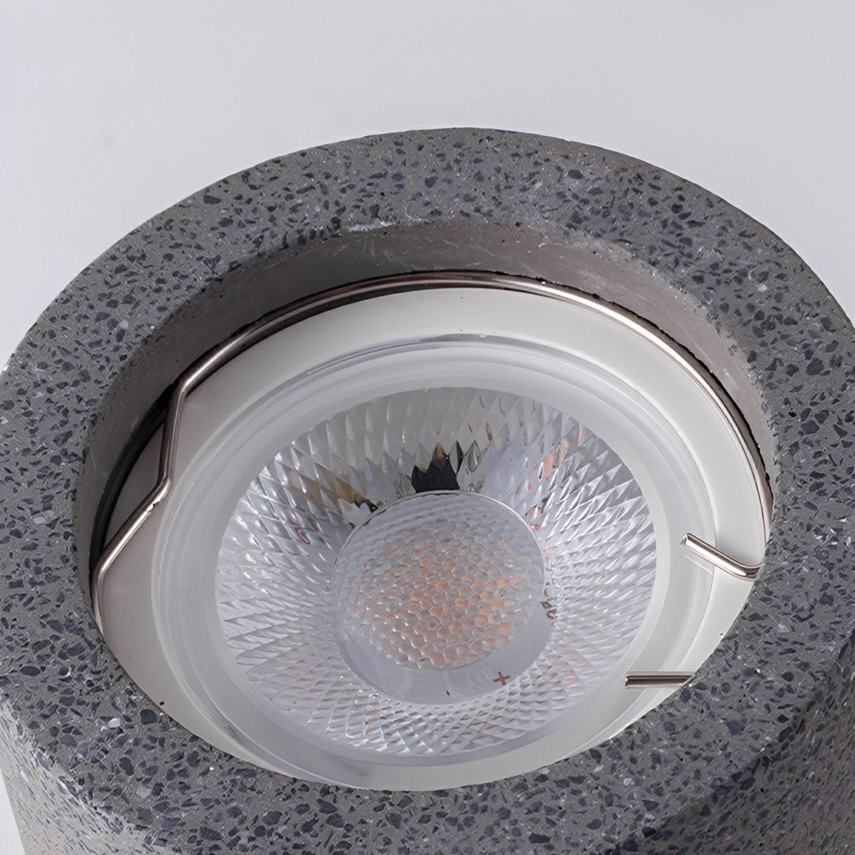 Aufbauleuchte Beton Grau GU10 LED Deckenlampe Wohnzimmer Schlafzimmer Küche Industrial Betonoptik Deckenstrahler Aufbauleuchte Minimalistische Beleuchtung | Restfield