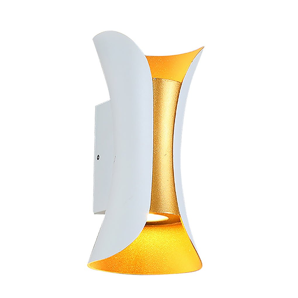 Moderne Up Down Buiten Wandlamp Met IP54 Bescherming En Aluminium Behuizing | Sansoti