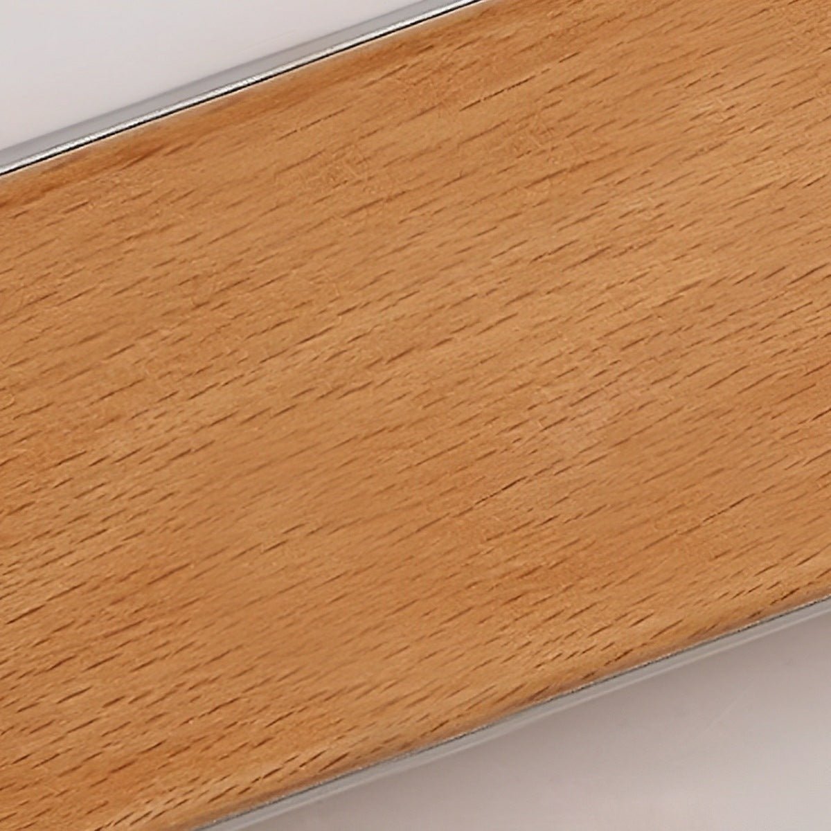 Applique murale LED en bois longue rectangulaire à intensité variable, éclairage haut-bas, design scandinave, intérieur moderne et chaleureux | Sansoti