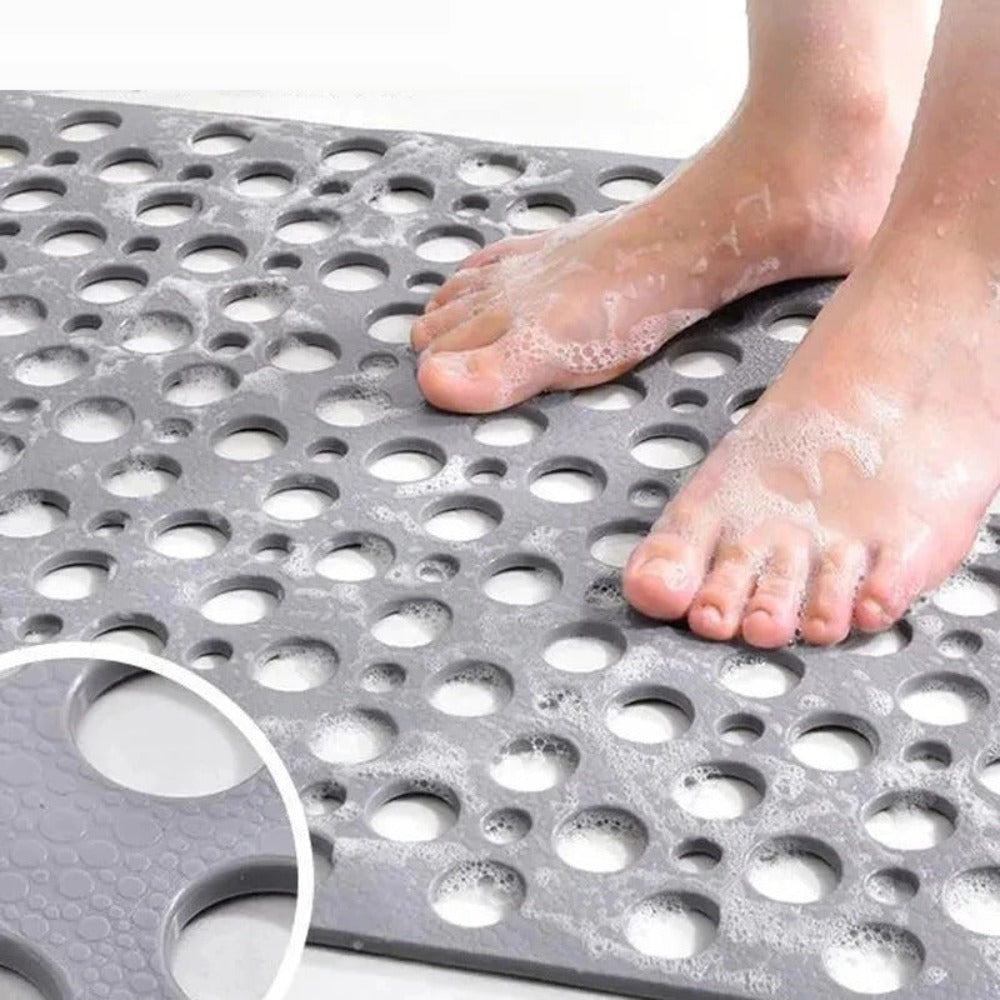 Antislip Douchmat met Zuignappen voor Veilige Badkamer 40x75cm Antibacterieel Schimmelwerend Badmat Douche | Sansoti