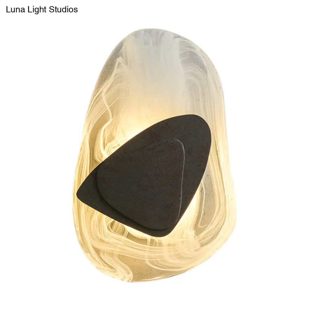 Glazen Wandlamp met Metalen Behuizing 28cm Dimbaar LED Verlichting voor Slaapkamer Woonkamer Sfeerverlichting | Sansoti