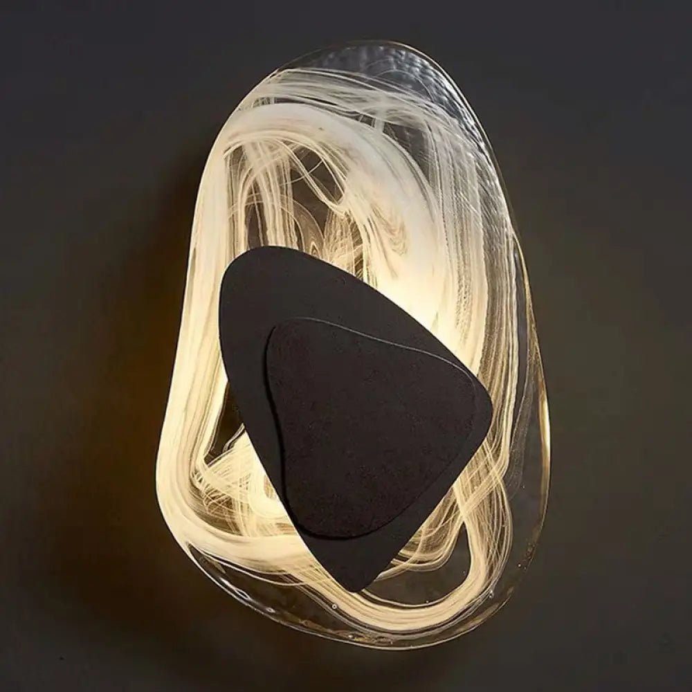 Glazen Wandlamp met Metalen Behuizing 28cm Dimbaar LED Verlichting voor Slaapkamer Woonkamer Sfeerverlichting | Sansoti