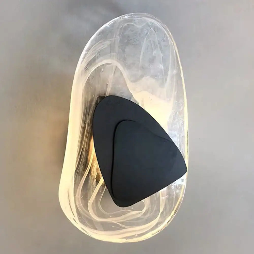 Glazen Wandlamp met Metalen Behuizing 28cm Dimbaar LED Verlichting voor Slaapkamer Woonkamer Sfeerverlichting | Sansoti