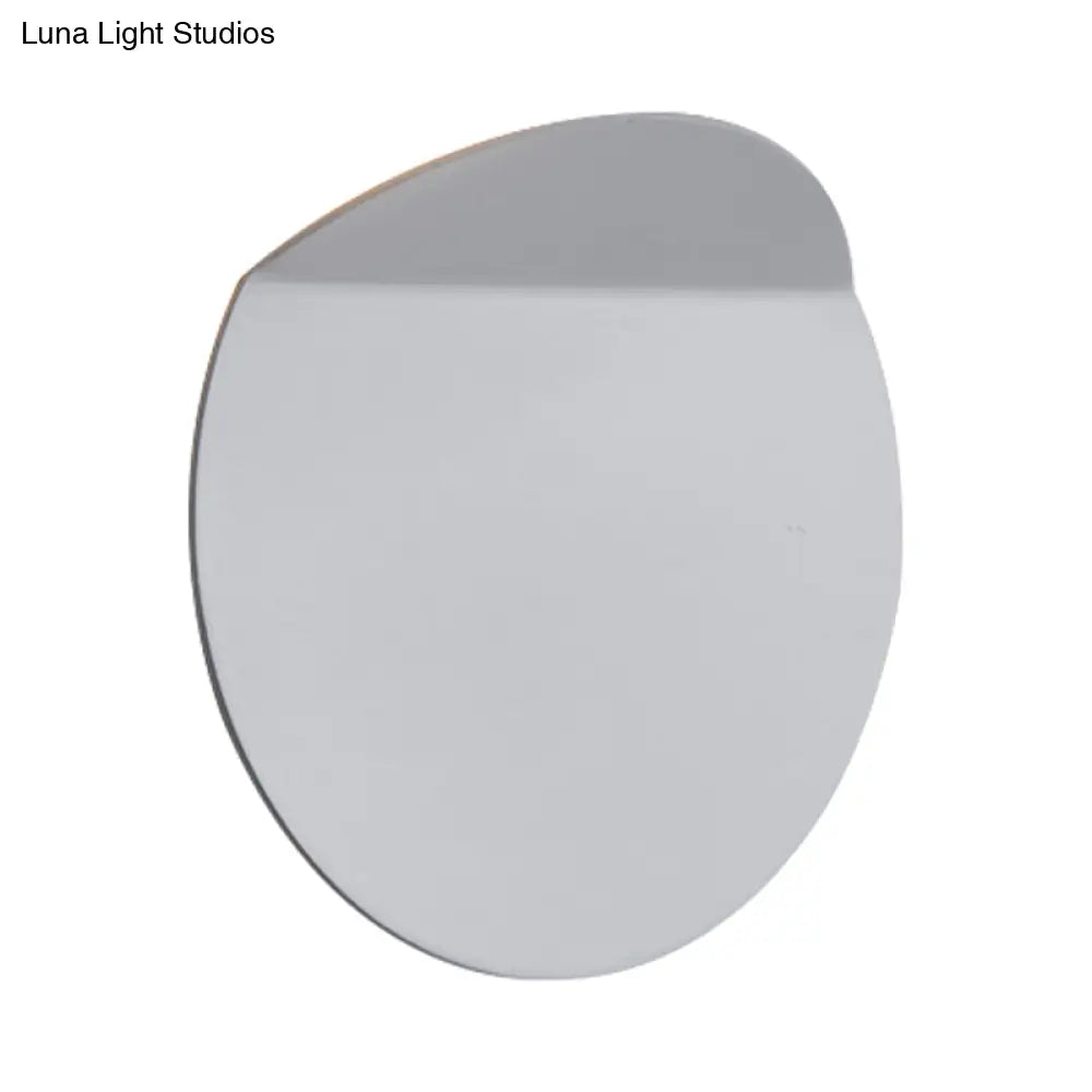 Applique murale ronde en métal, LED à intensité variable, blanc chaud, pour entrée, hall et couloir, design moderne scandinave, éclairage d’ambiance | Sansoti