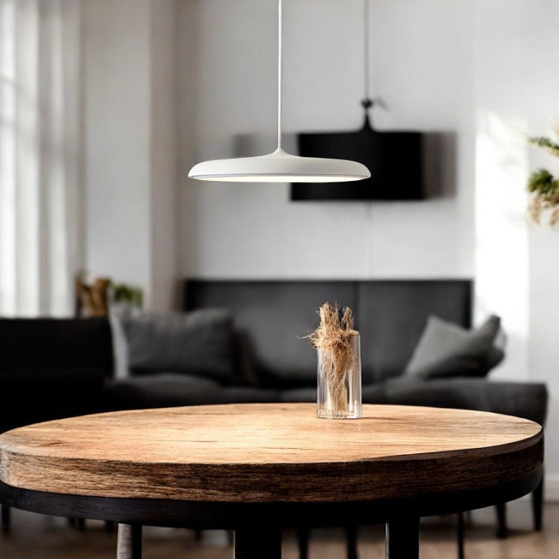 Scandinavian LED Ceiling Light Round Pendant Light Metal Acrylic Nordic Design Living Room Dining Room Hallway Bedroom | Sansoti