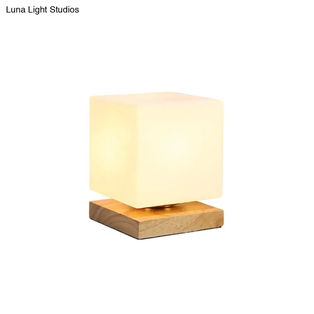 Tafellamp met Glazen Kap Wit Modern Design Leeslamp Bureau Verlichting E26 E27 Fitting Sfeerlamp Tafel | Sansoti