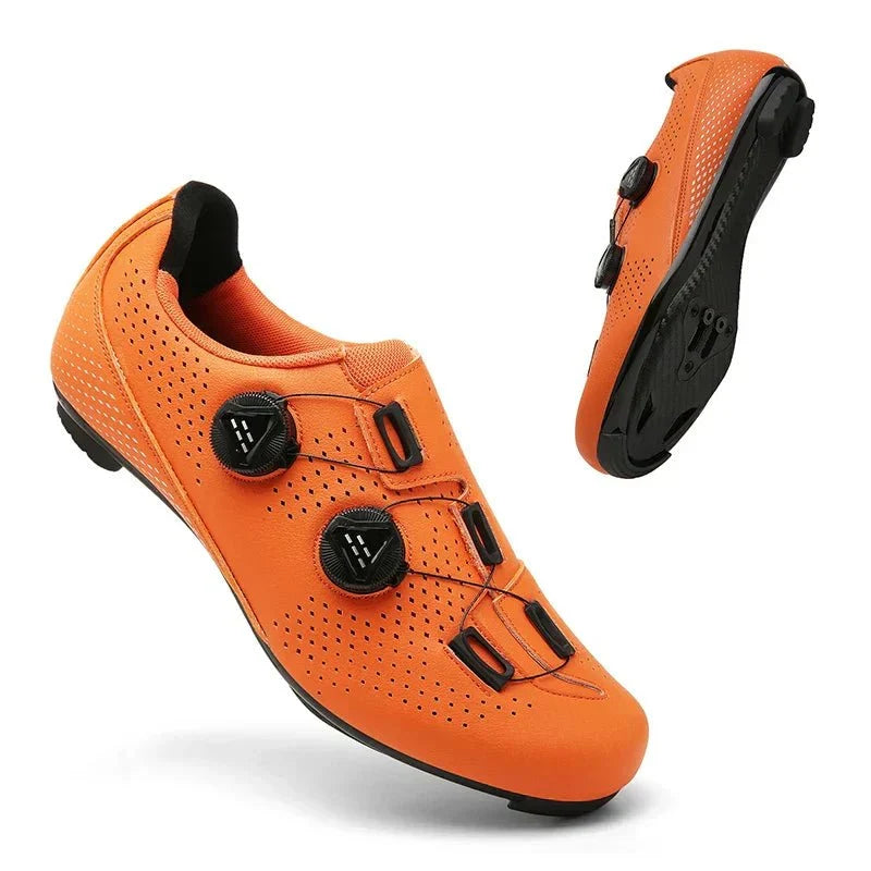 Unisex-Fahrradschuhe mit Drehverschlüssen, atmungsaktiv, leicht, für Mountainbike, Rennrad und Radsport | Sansoti
