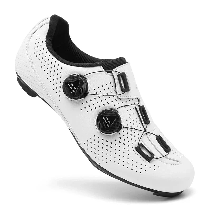 Unisex-Fahrradschuhe mit Drehverschlüssen, atmungsaktiv, leicht, für Mountainbike, Rennrad und Radsport | Sansoti